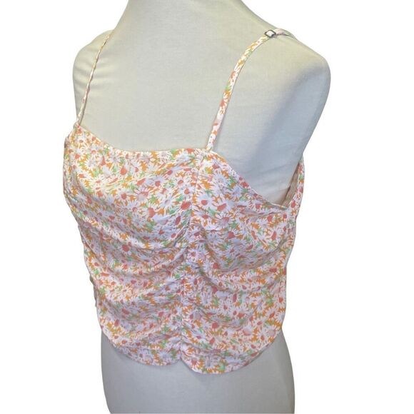 BP Nordstrom Multi-Color Floral Halter Top 100% Rayon Size Large-NWT - Picture 5 of 15